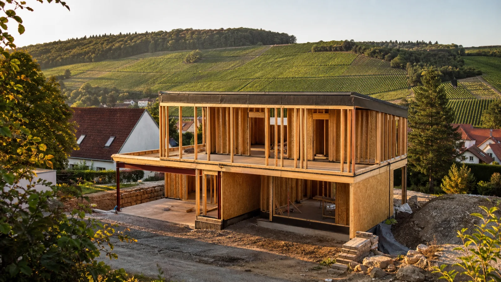 Schwarzwald mit Einfamilienhaus - Bauantrag Baden-Wuerttemberg