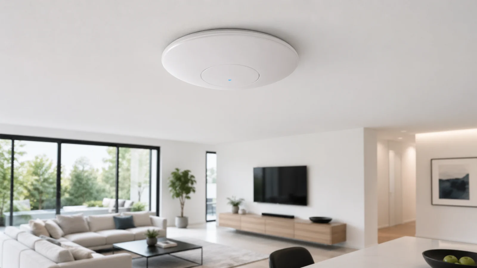 WLAN-Access-Point an einer Decke